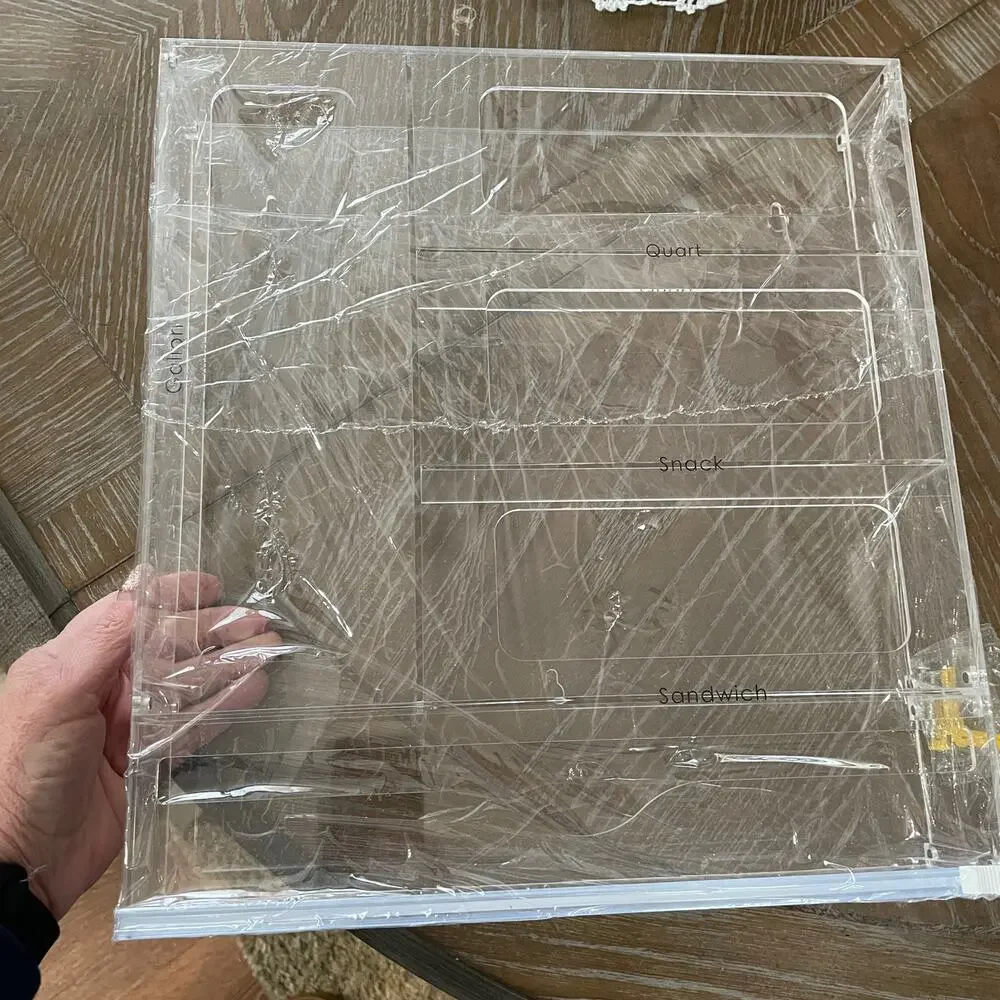 NWOT Multi Size Storage Bag Organizer Dispenser & Plastic Wrap Cutter